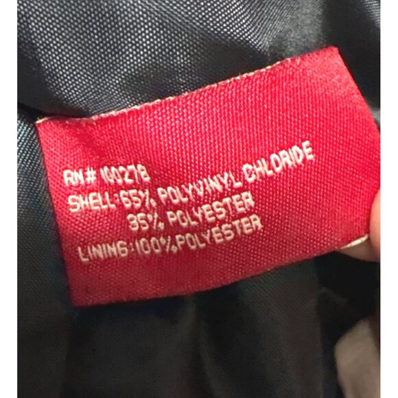 NWT Vtg Jennifer J Womens Black Faux Leather Button-Up Jacket 2X - Picture 5 of 8